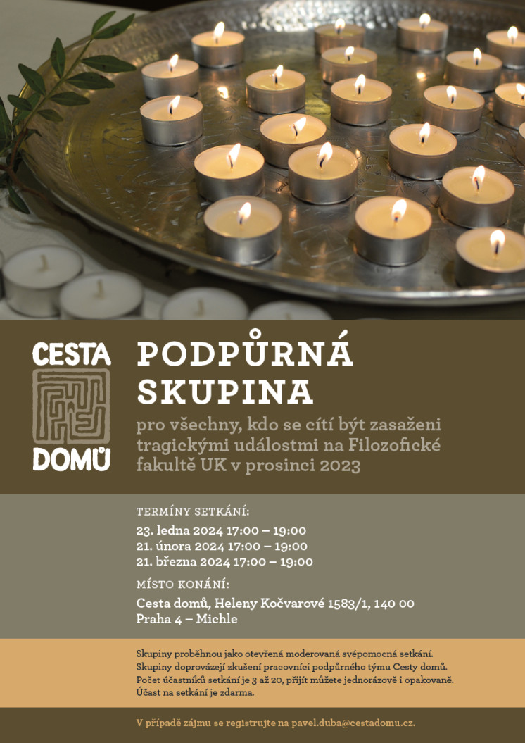 Podpůrná skupina pro ty, kdo se cítí být zasaženi střelbou na FF UK v prosinci 2023_Cesta domů