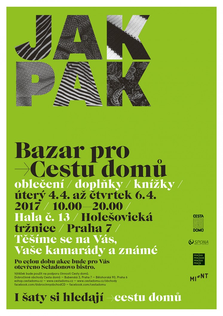 JAKPAK bazar 2017 ve prospěch Cesty domů