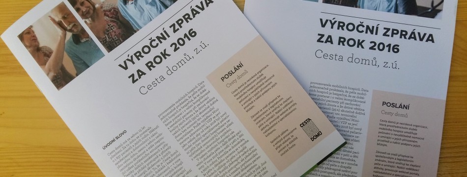 Výroční zpráva 2016 Cesta domů