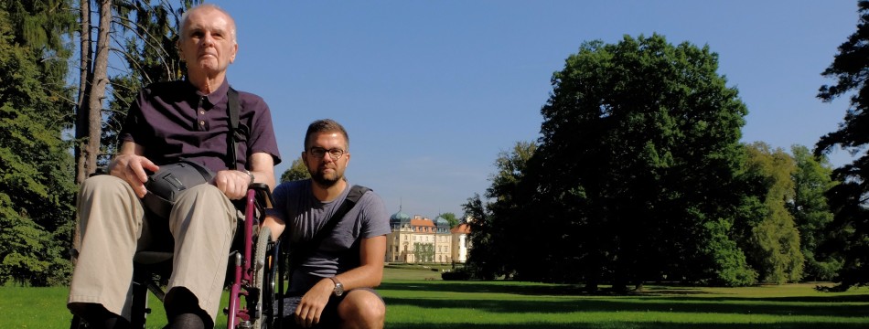 Lukáš Konečný s tatínkem