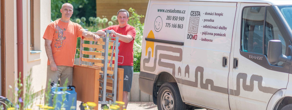 Půjčovna pomůcek – Cesta domů Půjčovna pomůcek – Cesta domů