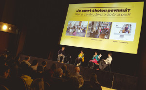 Mluvit s žáky o nemoci nebo smrti? Mnohdy těžké, ale potřebné_beseda Cesta domů březen 2024_foto Daniela Dahlien Neumanová