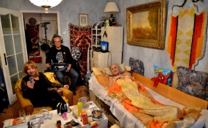 Natáčení dokumentu Život se smrtí pro Českou televizi, na kterém se podílela Cesta domů. Foto Krunoslav Kiko Keteleš
